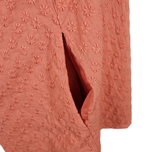 BB Dakota by Steve Madden Orange Lined Mini Dress, Square Neck, XS - Picture 7 of 13